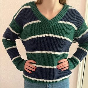 american eagle striped sweater